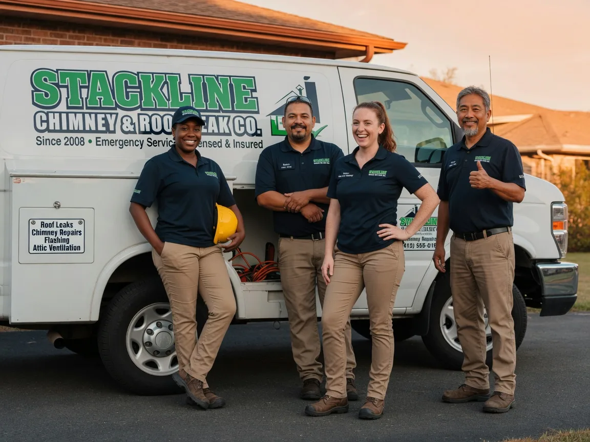 Chimney flashing repair company in Sapphire, NC